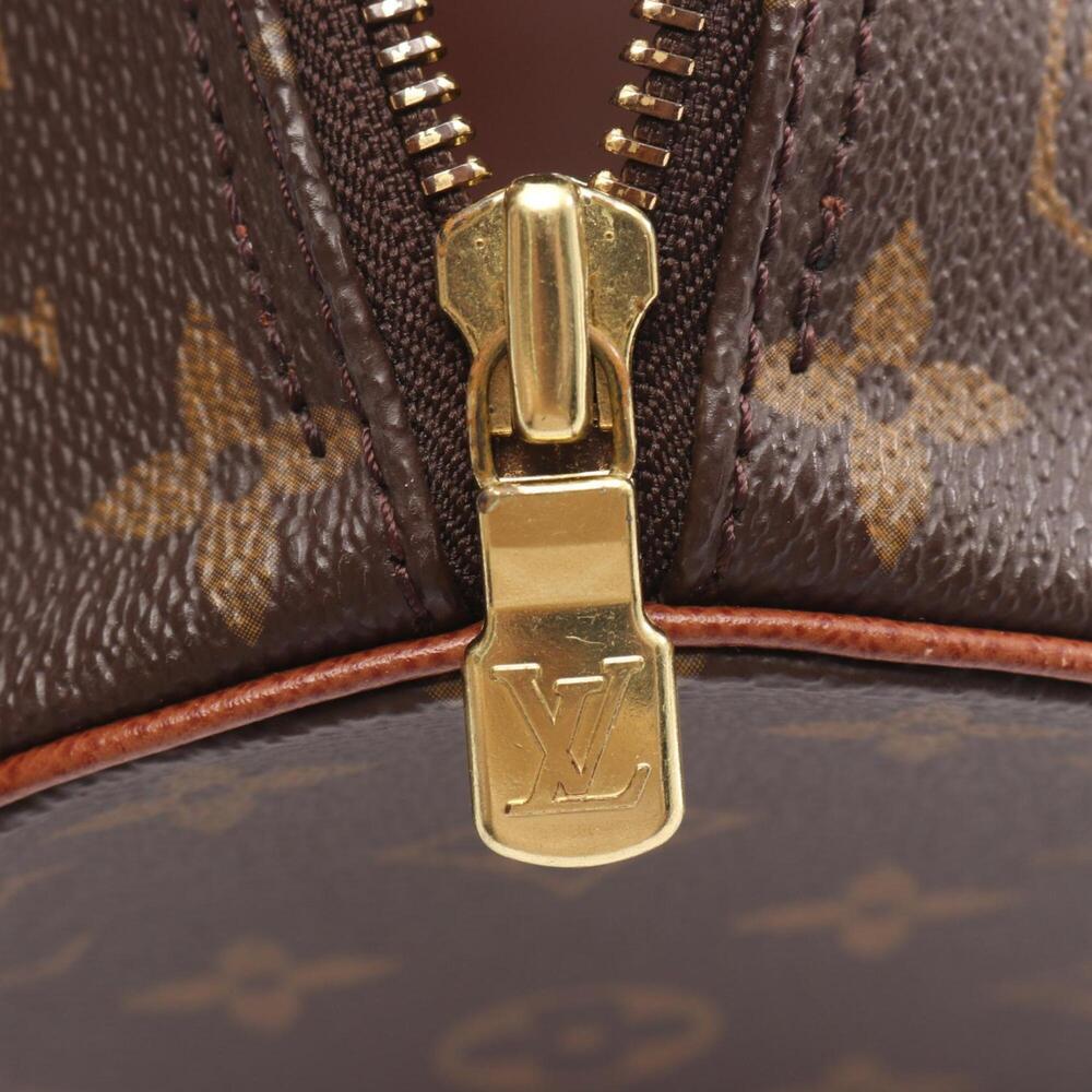 LOUIS VUITTON Brown Monogram Leather Papillon 30 Pouch - Picture 6 of 9